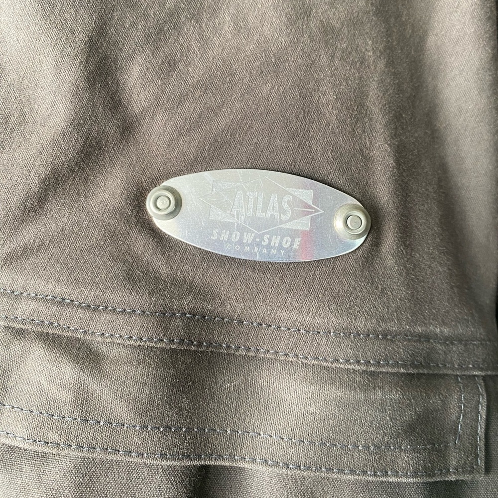 ATLAS Snow-Shoe Company Vintage Waxed Cotton Jacket Men's Large Gray Utility - Picture 9 of 9